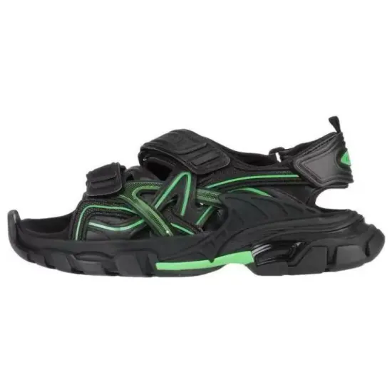 Balenciaga Women's Track Sandal 'Black Green'