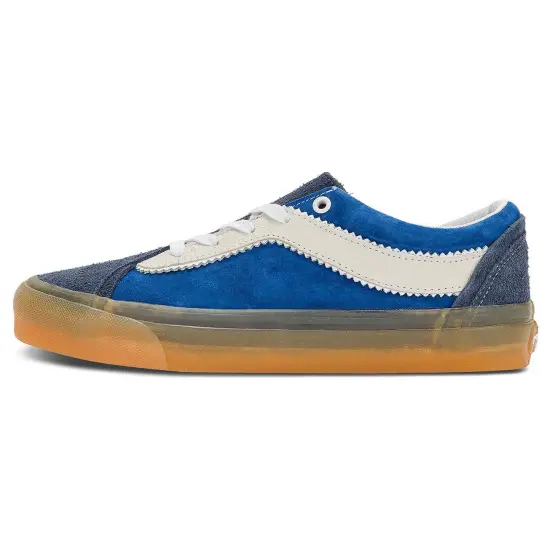 Vans Bold Skateboarding Shoes Unisex Low-top Dark Blue/white