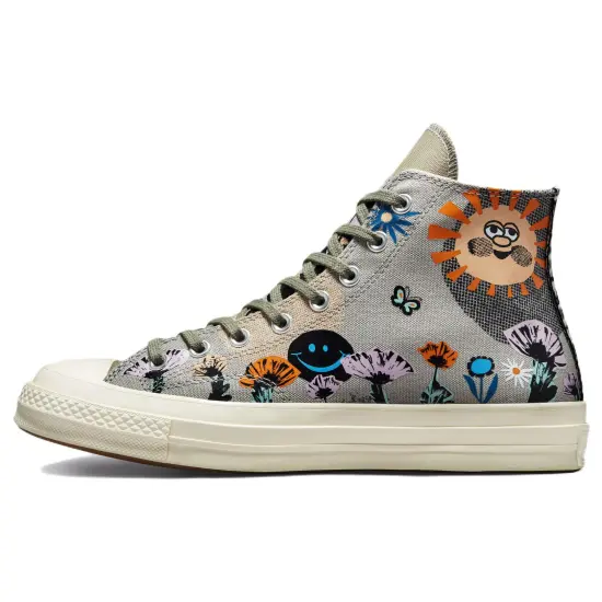 Converse Chuck Taylor All Star 70 Hi Floral Much Love Slate Egret