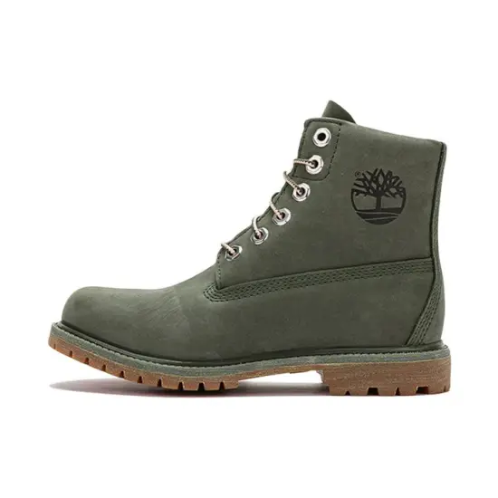 Timberland Nellie 6 Inch Waterproof Boots 'Dark Green Nubuck' Women's