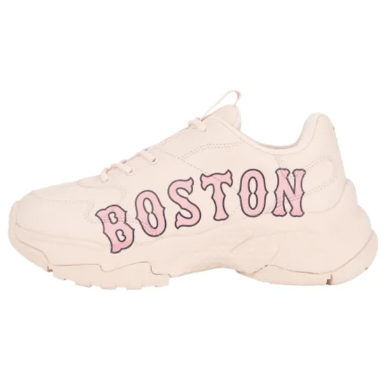 MLB Big Ball Chunky P Boston Anti Slip Wear Resistant Low Top Chunky Sneakers Unisex Pink