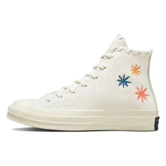 Chuck 70 Women's Converse High 'Embroidered Floral   Egret' Women's