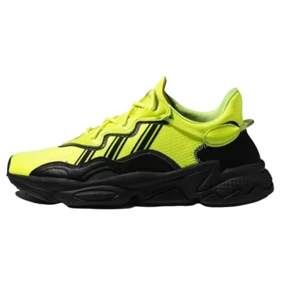 Adidas Originals Ozweego Chunky Sneakers Unisex Low-top Black/yellow