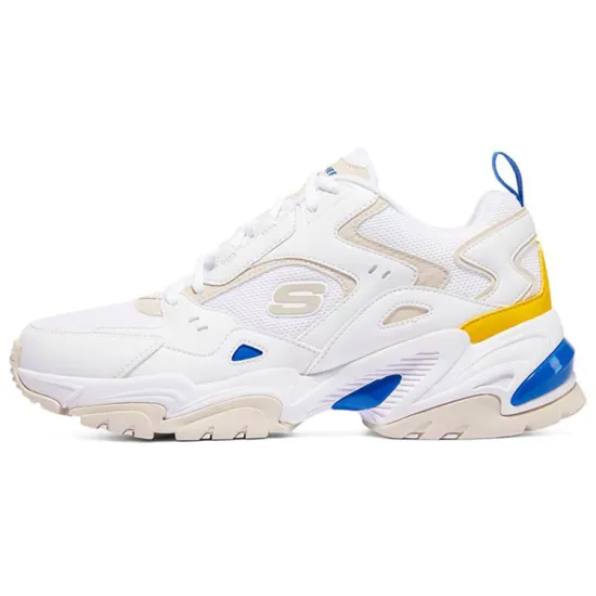 Skechers Stamina V2 Chunky Sneakers Men Low-Top White Blue