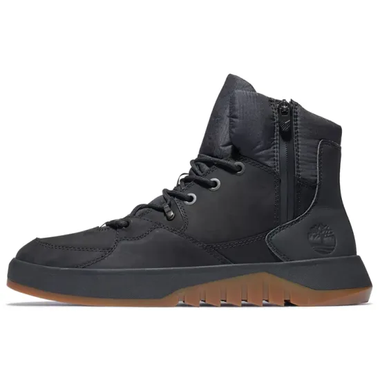 Timberland Supaway Side Zip Boots 'Black Nubuck'