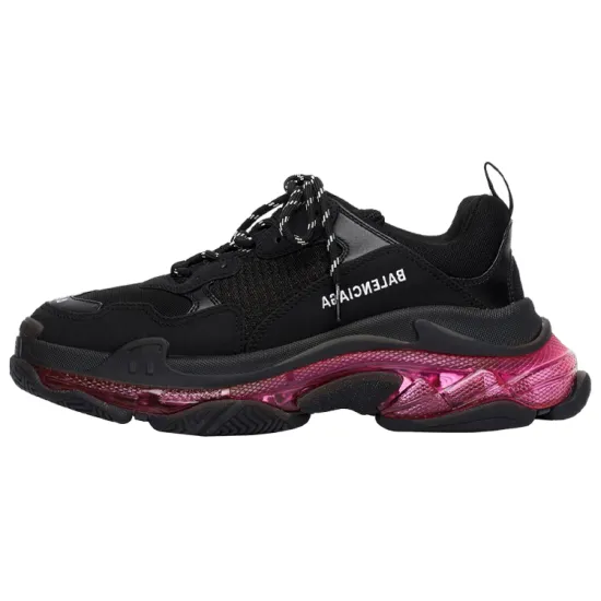 Balenciaga Triple S Clear Sole Neon Pink