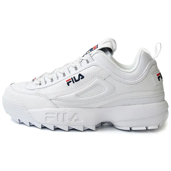 FILA Disruptor 2 White Navy Red Women's