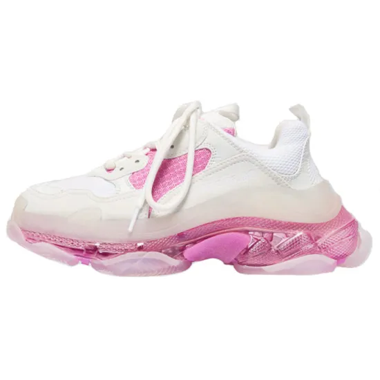 Balenciaga Triple S White Pink Women's