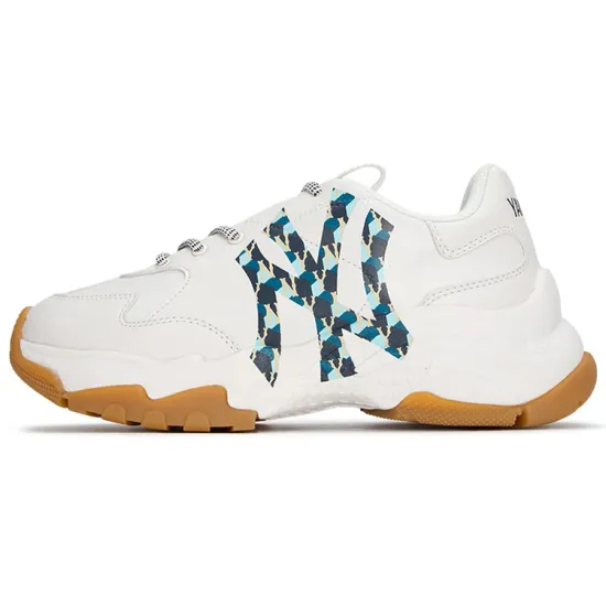 MLB Big Ball Chunky Chunky Sneakers Unisex Low-Top White