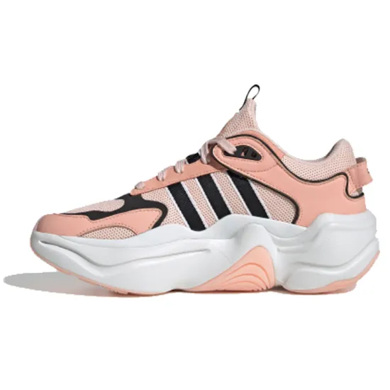 Adidas Originals Magmur Runner Chunky Sneakers Women's Low-top Orange-pink/black