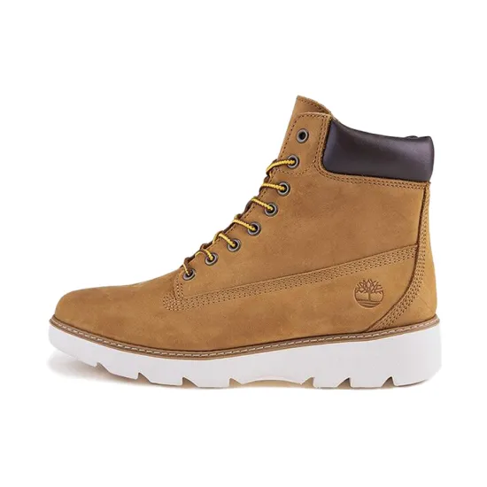 Timberland Keeley Field 6 Inch Wide Fit Boot 'Wheat Nubuck' Women's