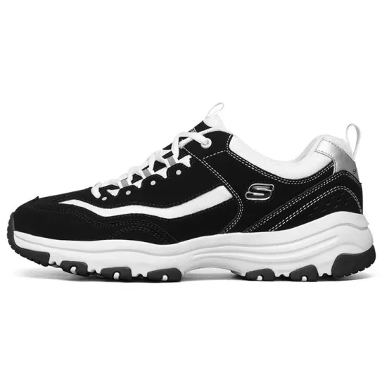 Skechers D'Lites I Conik Low Top Running Shoes Black/White