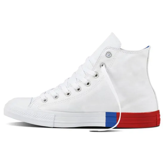 Converse Chuck Taylor All Star Canvas Shoes Unisex High-top White/Red/Blue