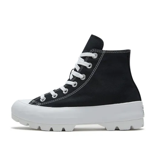 Converse Chuck Taylor All Star Lugged Hi Black White Women's