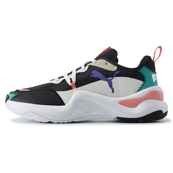 PUMA Rise Chunky Sneakers Women's Low-top Black/Blue