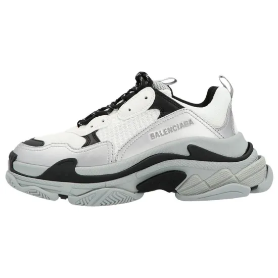 Balenciaga Triple S All Over Logo Black Magenta