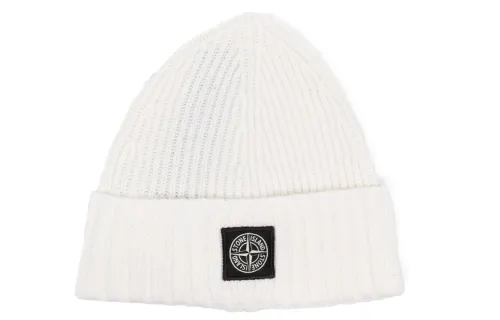 STONE ISLAND Compass motif Beanie Hat