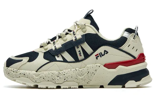 FILA Trek Baby's Breath Cushioning Abrasion Resistant Breathable Height Increasing Low top Chunky Sneakers Women's