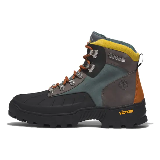 Timberland Vibram Wear Resistant Crew Outdoor Boots Men's Black Gray Green