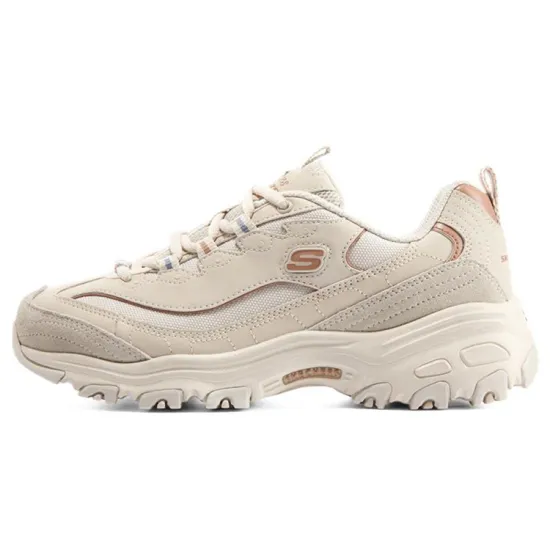 Skechers D'Lites 1.0 'White Pink' Women's