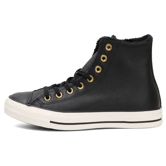 Converse Chuck Taylor All Star 'Black Leather Gold'