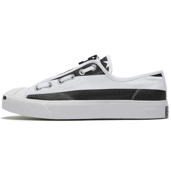 Converse Jack Purcell Zip Ox TakahiroMiyashita TheSoloist White Black