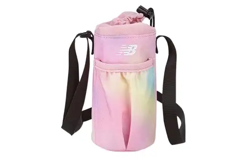 New Balance Polyester Water Bottle Bag, One Shoulder Bag Crossbody Bag Regular Women's Pink