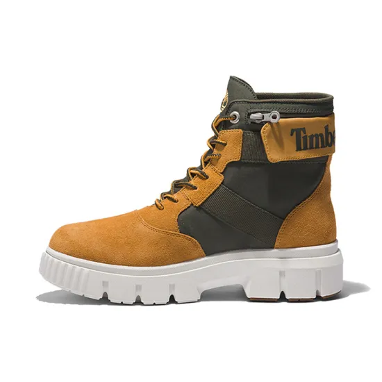 Timberland Greyfield 6 Inch Waterproof Fold-Down Boots 'Wheat Suede'