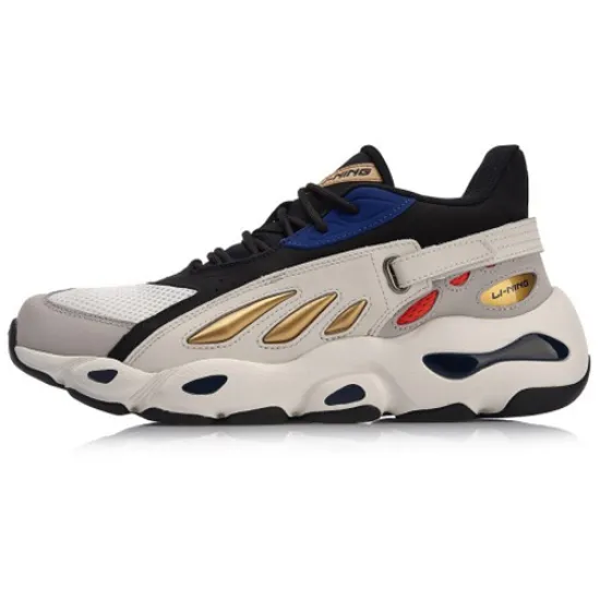 LiNing Chunky Sneakers Men Low-Top Blue/White