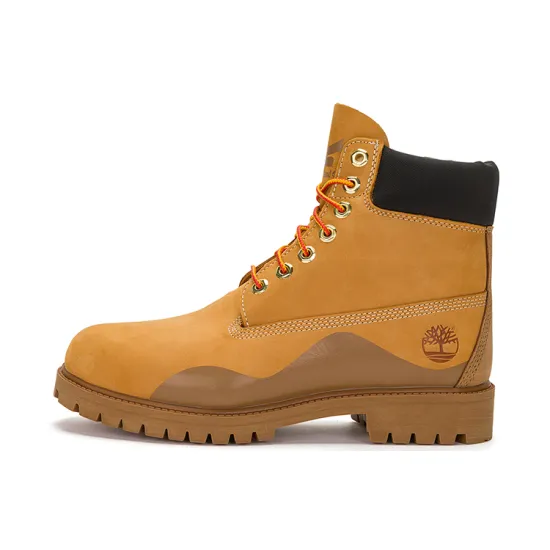 Timberland Heritage 6 Inch Waterproof Boot 'Wheat Nubuck With Brown'