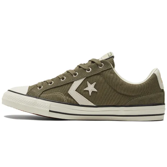 Converse Star Player 76 Canvas Shoes Unisex Low-top Green/white