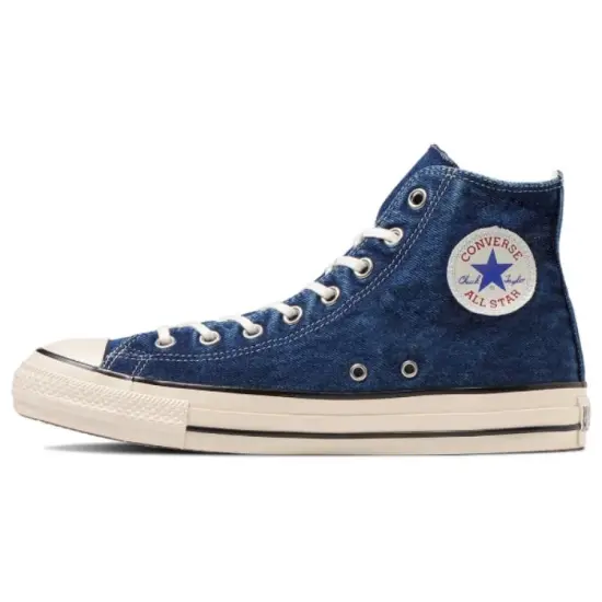 Converse All Star Canvas Shoes Unisex High-top Blue/white
