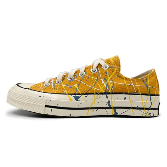 Converse Chuck 70 Low 'Paint Splatter - Sunflower Gold'