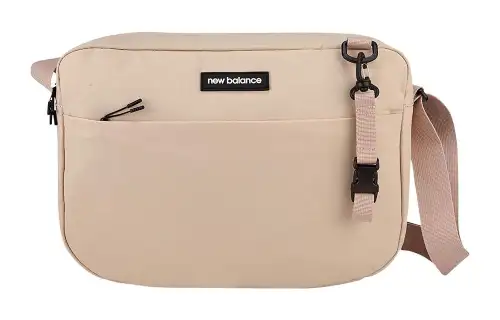 New Balance Cotton Shoulder Bag, Crossbody Bag Regular Unisex Beige