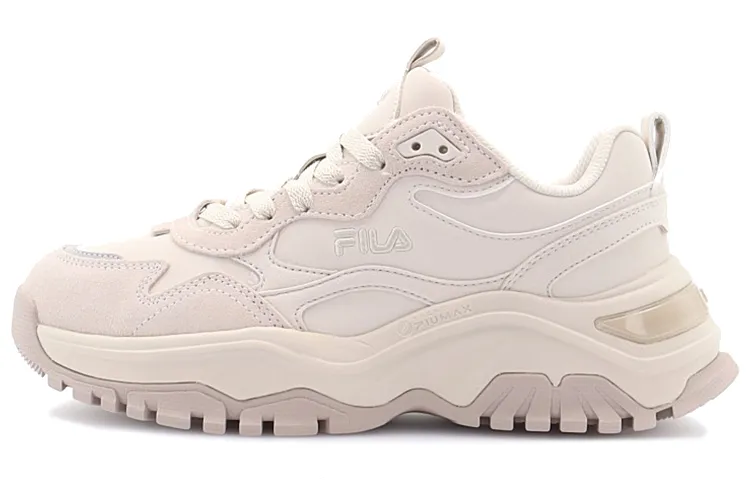 FILA Fashion Sneakers Synthetic Leather Low top Chunky Sneakers Women's Rustic