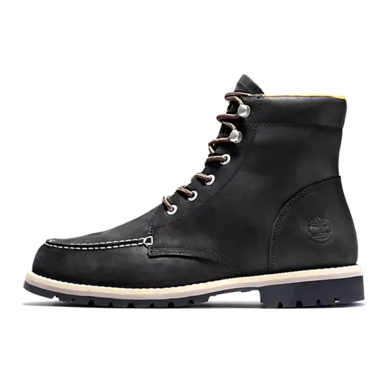 Timberland Redwood Falls Waterproof Moc Toe Boot 'Black Full Grain'