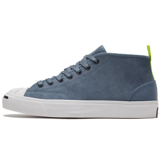 Converse Jack Purcell Canvas Shoes Unisex Mid-top Grey/white