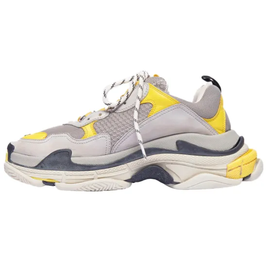 Balenciaga Triple S Grey Yellow Black