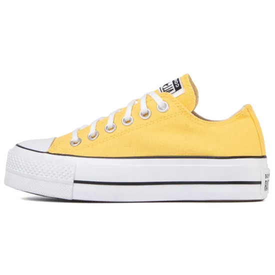 Converse All Star Lift Canvas Shoes Women's Low-top Yellow