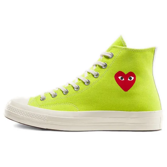 Converse Chuck Taylor All Star 70 Hi Comme Des Garcons PLAY Bright Green