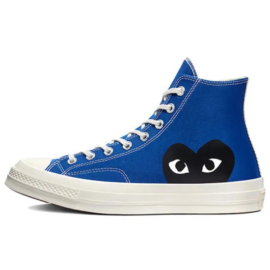 Converse Chuck 70 Comme Des Garçons PLAY X High 'Blue Quartz'