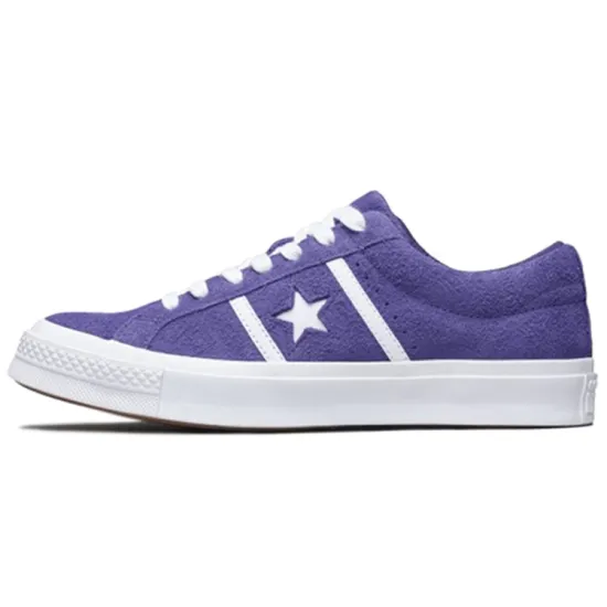 Converse One Star Canvas Shoes Unisex Low-top Lilac Purple/White
