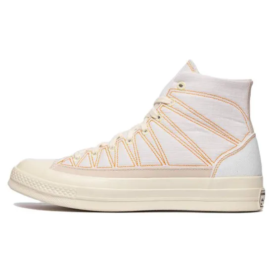 Converse Chuck 70 Canvas Shoes Unisex High-top White/Orange