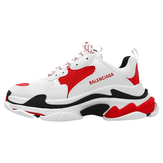 Balenciaga Women's Triple S Sneaker 'White Red Black'
