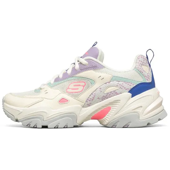Skechers Stamina V2 Chunky Sneakers Women's Low-Top Natural