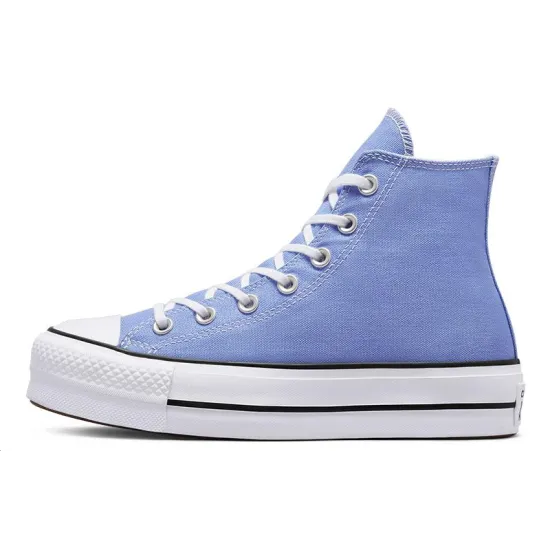Converse All Star Lift Canvas Shoes Women's High-top Blue