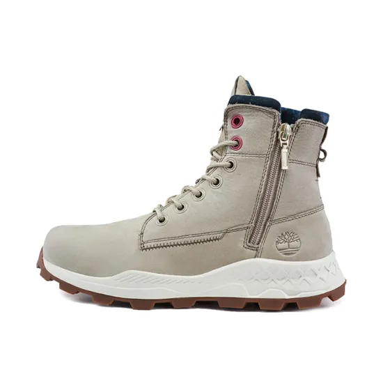 Timberland Brooklyn Side Zip Wide Fit Boots 'Beige Nubuck'