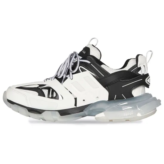 Balenciaga Track Clear Sole White Black