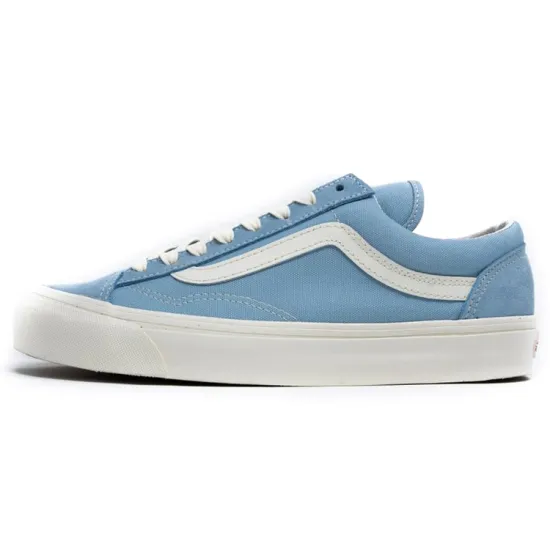 Vans Style 36 Canvas Shoes Unisex Low-top White/Royal Blue/Fern Green