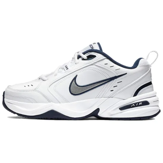 Nike Air Monarch Iv White Navy